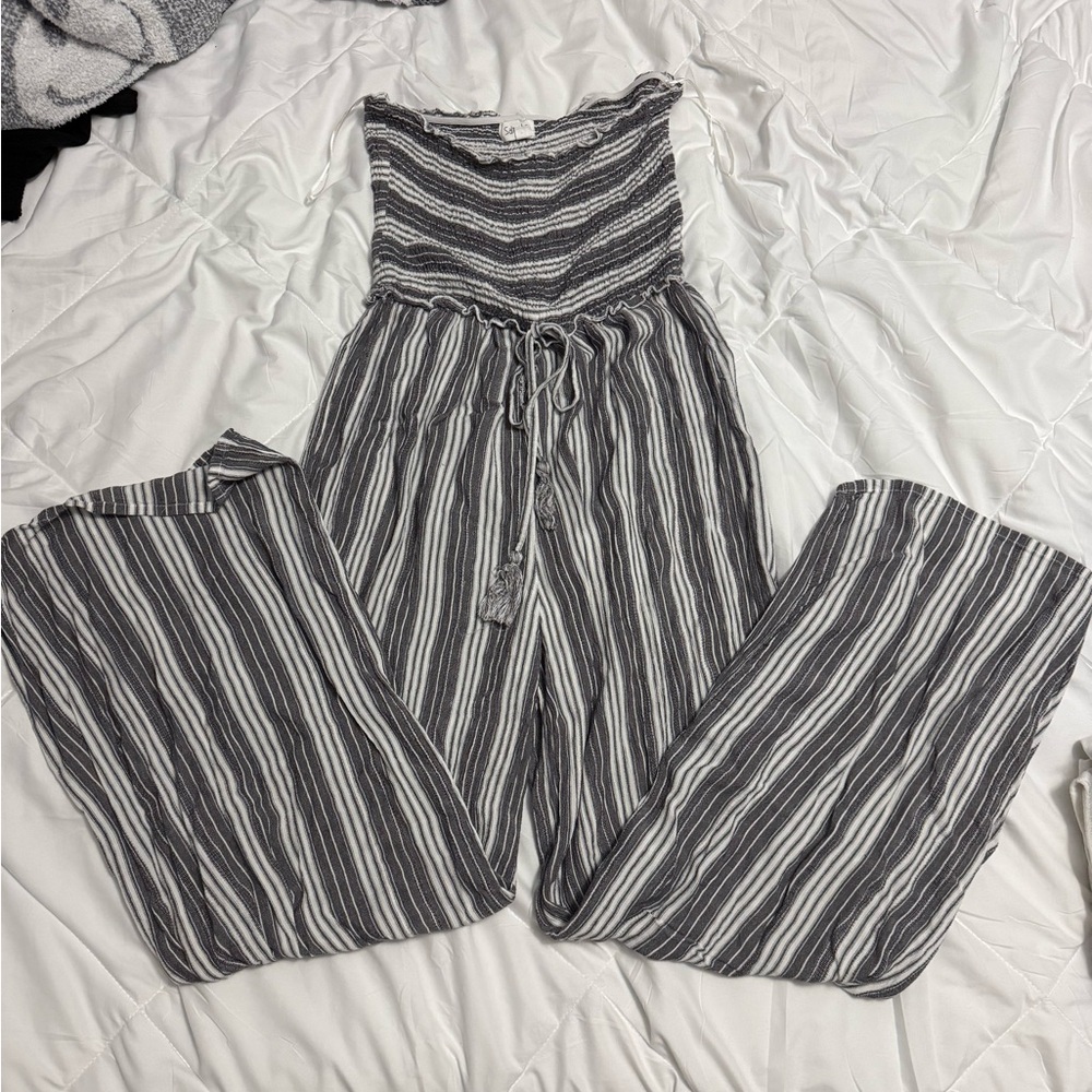 Stripped jumpsuit